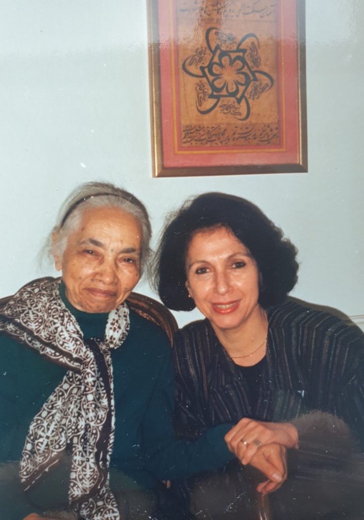 Maliheh Afnan and Jamileh, long-serving housekeeper/ nanny of the family